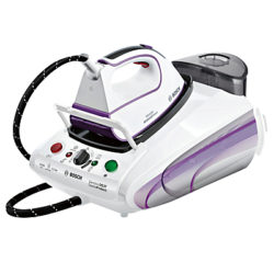 Bosch Sensixx TDS3780GB ProHygienic Steam Generator Iron, White/ Magic Violet